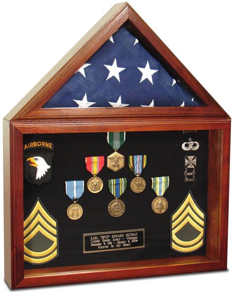 ww2 army flag and metal shadow boxes|display case for american flag.